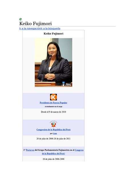 Keiko Fujimori | PDF