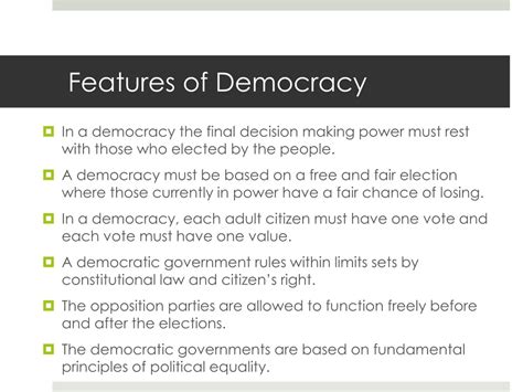 PPT - What is Democracy? Why Democracy? PowerPoint Presentation, free ...