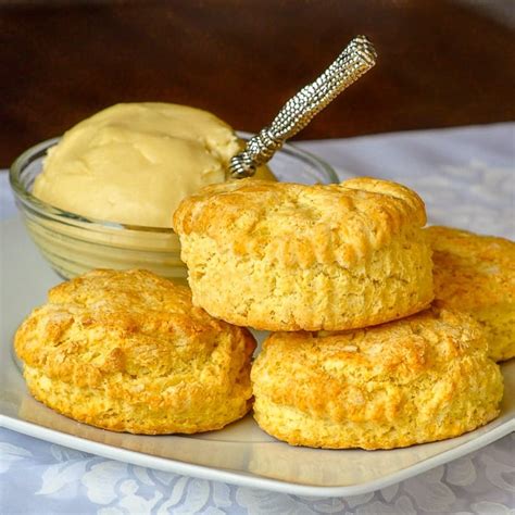 Corn Flour Biscuits with Maple Butter. The sure fire hit of your next brunch!