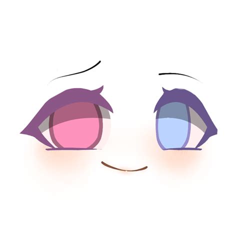 Gacha Face Png