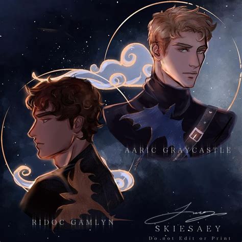 Aaric & Ridoc - Fourth Wing in 2024 | Wings, Wings book, Concept art characters