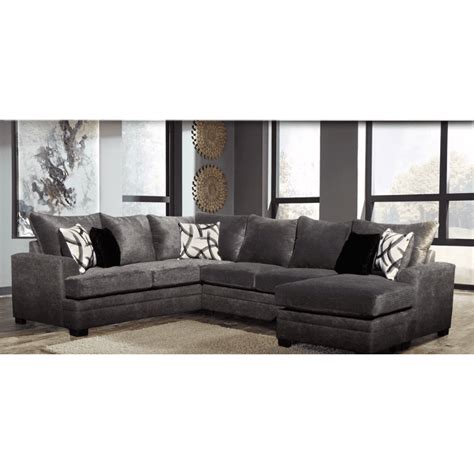 Ashton Sectional 3 Piece By Jonar Furniture – Dark Grey – Masters Lease | Lease To Own Company ...