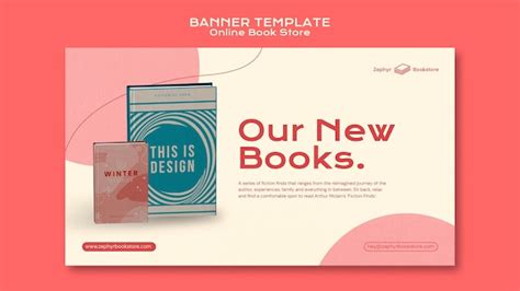 Free PSD | Online book store banner template