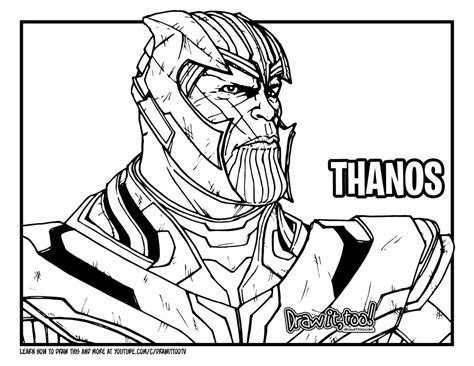 37+ Coloring Pages Of Avengers Endgame Pics - Free Coloring Page