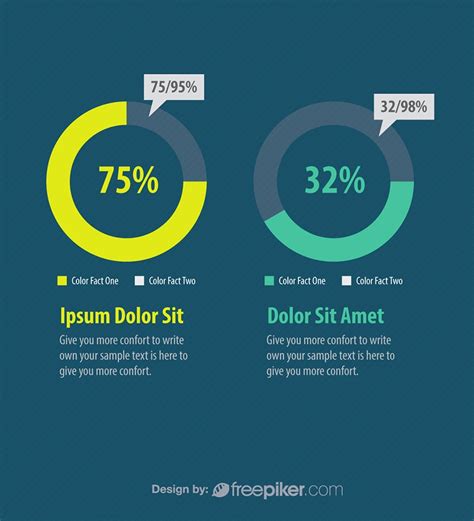 Freepiker | pie chart infographic