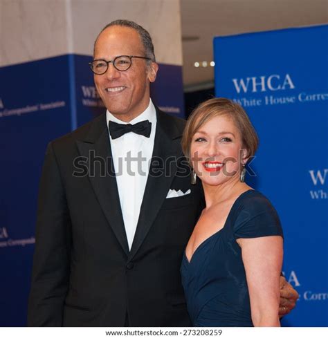 Washington April 25 Lester Holt Wife Stock Photo 273208259 | Shutterstock