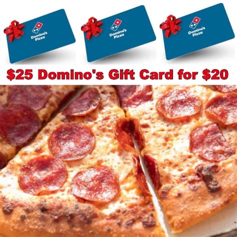 20% off $25 Domino’s Gift Card : Only $20