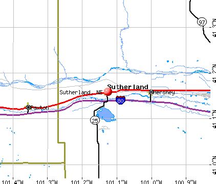 Sutherland, Nebraska (NE 69165) profile: population, maps, real estate, averages, homes ...