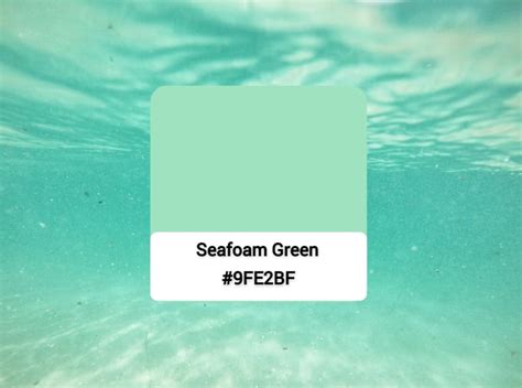 Everything You Should Know About Seafoam Green | Fotor