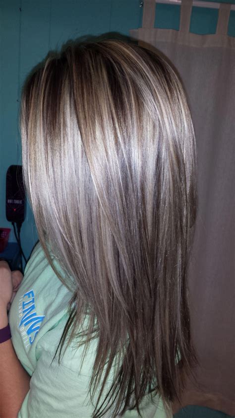 dark brown hair with silver highlights - Google Search - MyKingList.com ...