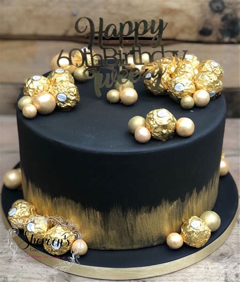 Black gold cake | Black and gold birthday cake, Sprinkles birthday cake, Black and gold cake