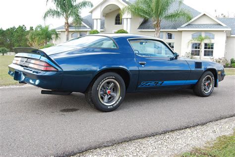 1979 Chevrolet Camaro Z-28 Midnight Blue Metallic with factory 4 speed