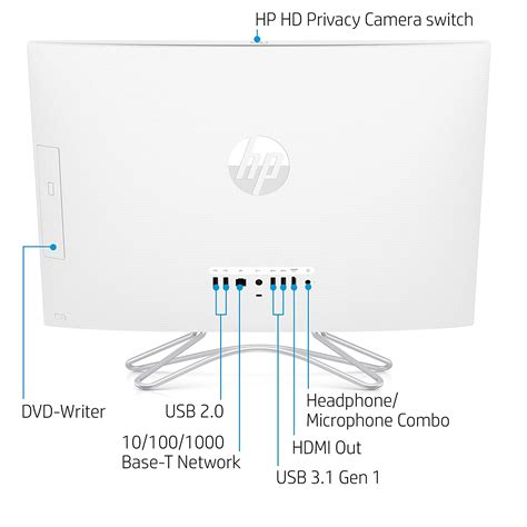 HP 4" All-in-One Computer Intel Pentium Silver J5005 8GB RAM 1TB HDD ...