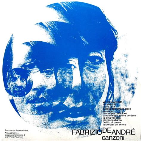 Fabrizio De André - Canzoni (2018, 180 Gram, Vinyl) | Discogs