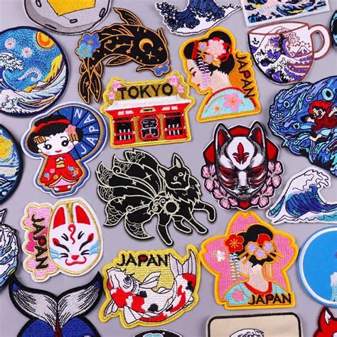 Anime Embroidery Patch Clothing | Patches Ironing Clothes Animes ...