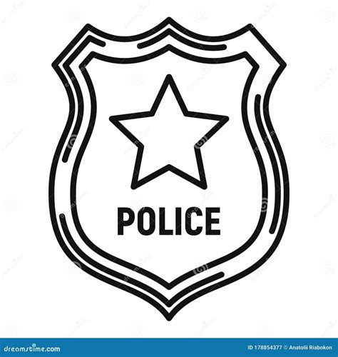 How To Draw Police Badge Police Badge Sketch At | Images and Photos finder