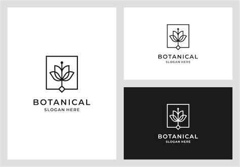 Premium Vector | Botanical logo design