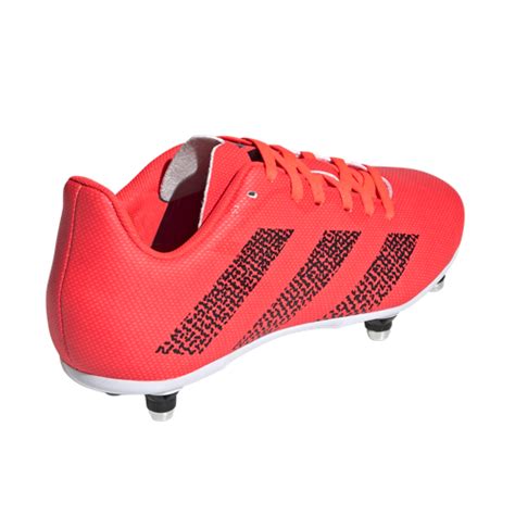 adidas Rugby Kids' SG Boots - Solar Red / Core Black / Cloud White ...