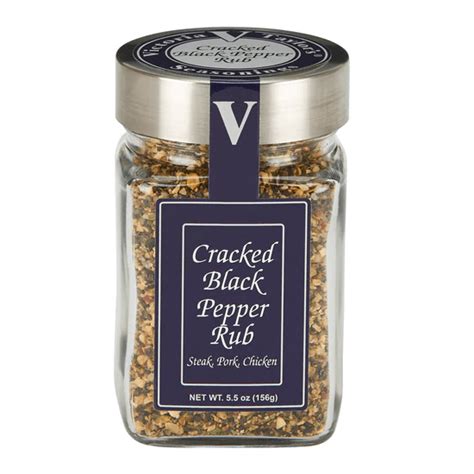 CRACKED BLACK PEPPER RUB - Victoria Gourmet