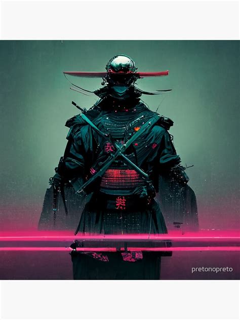 "Cyberpunk Samurai Alpha" Poster for Sale by pretonopreto | Redbubble