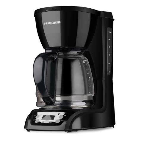 Shop BLACK & DECKER 12-Cup Black Programmable Coffee Maker at Lowes.com