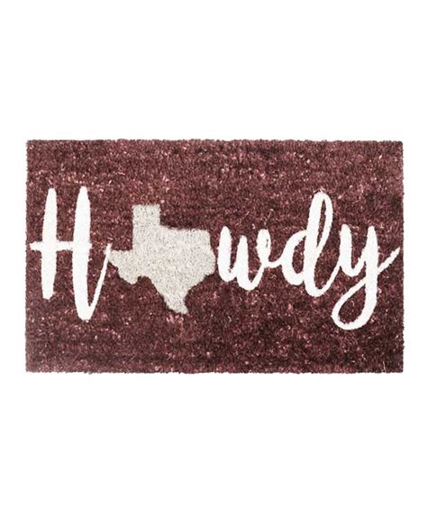 Texas A&M Aggies Howdy State Doormat