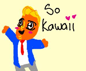 Donald Trump is a kawaii anime girl - Drawception