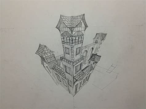 Pin on Drawings | Perspective drawing lessons, 3 point perspective ...