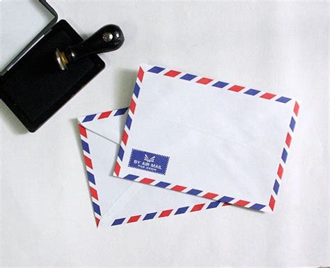 Classic Air mail Envelopes Par Avion Envelopes Small Airmail | Etsy ...