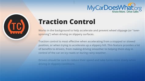 Traction Control System (TCS): My Car Does What