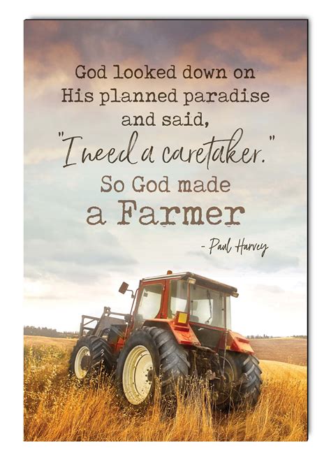 Paul Harvey God Made A Farmer