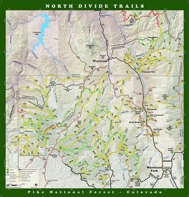 Rampart Range Trail Map