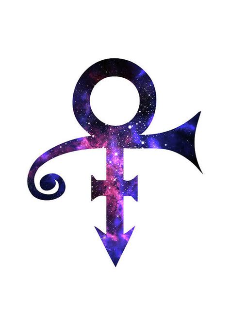 Prince Symbol Poster by Elmas POLAT BASOGLU