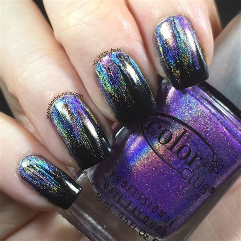 Glitch: Holographic Waterfall Nail Art - Keely's Nails