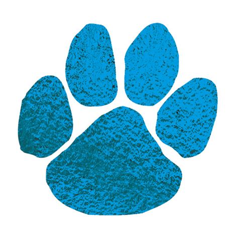 Metallic Blue Paw Temporary Tattoo - IndustryPrint Multi Store