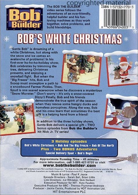 Bob The Builder: Bob's White Christmas (DVD 2002) | DVD Empire