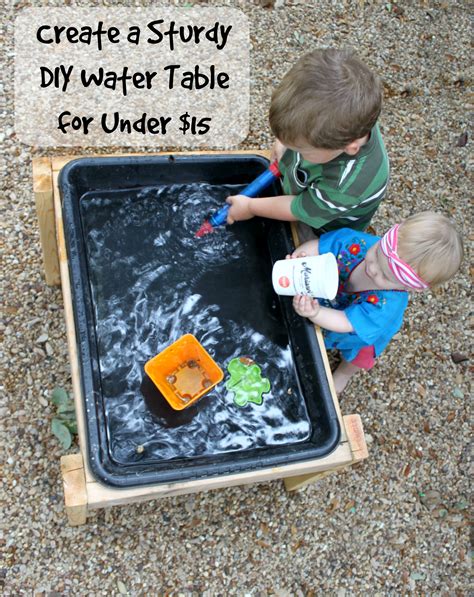 Make a DIY Water Table for Less than $15 - Bare Feet on the Dashboard