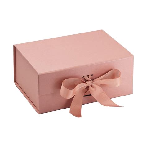 Custom High Quality A5 Deep Folding Luxury Gift Boxes with Silk Ribbon ...