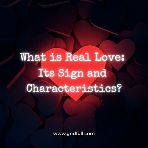 What is Real Love: Its Sign and Characteristics? - My Blog