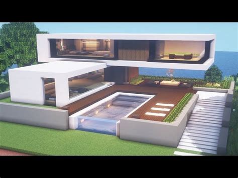 Floor Plan Minecraft Modern House Blueprints Minecraft House Plans ...