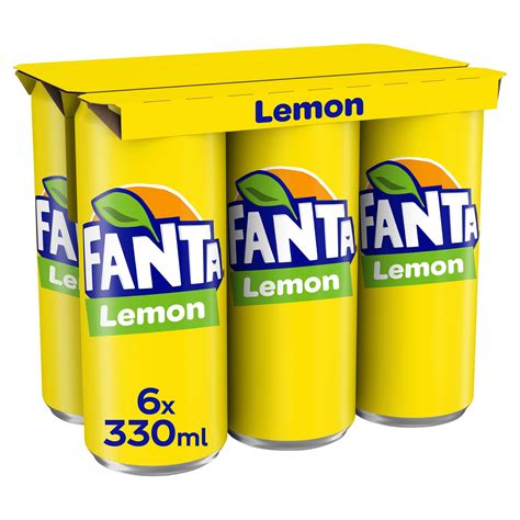 Fanta Lemon 6 x 330ml | Lemonade | Iceland Foods