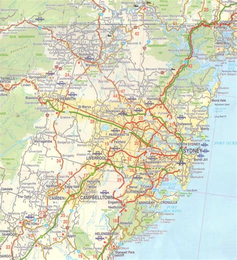 Map of Sydney - MapSof.net