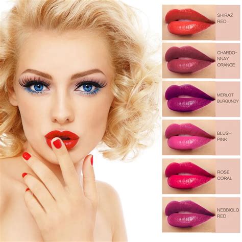 Waterproof Long Lasting Liquid Velvet Matte Lipstick Makeup Lip Gloss Lip maquiagem matte ...