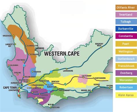 Did you know that there are 13 different wine regions just in the Western Cape! | South african ...