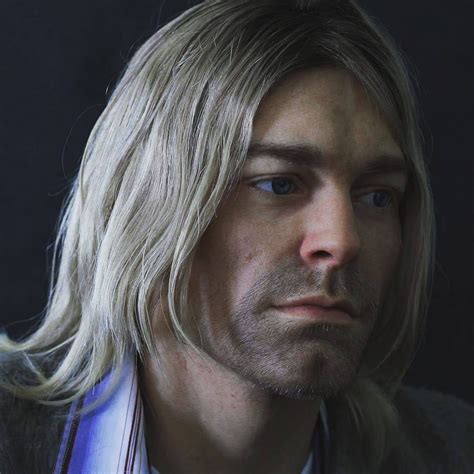 Realistic Kurt Cobain sculpture created by @dantiri (from Instagram ...