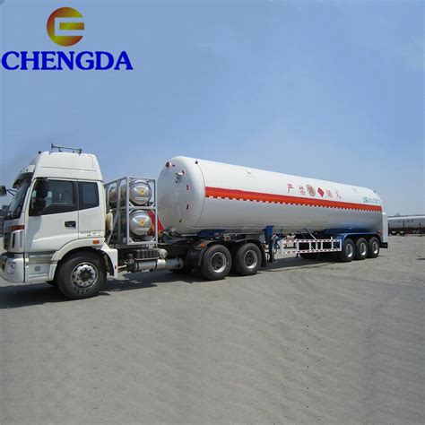 52.6m3 LNG Liquefied Natural Gas Trailer 23.8 Ton LNG Tank Truck - LNG ...