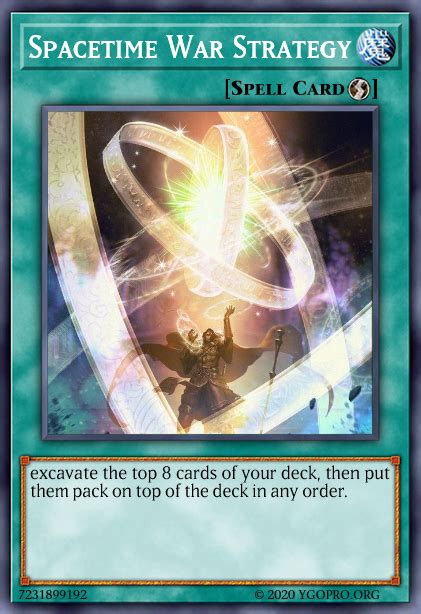 Spacetime War Strategy : r/customyugioh