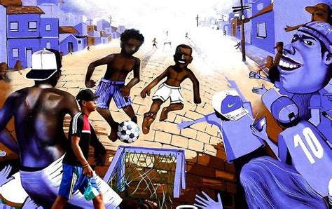 Street art to welcome the World Cup | Street art, Street soccer, Soccer ...