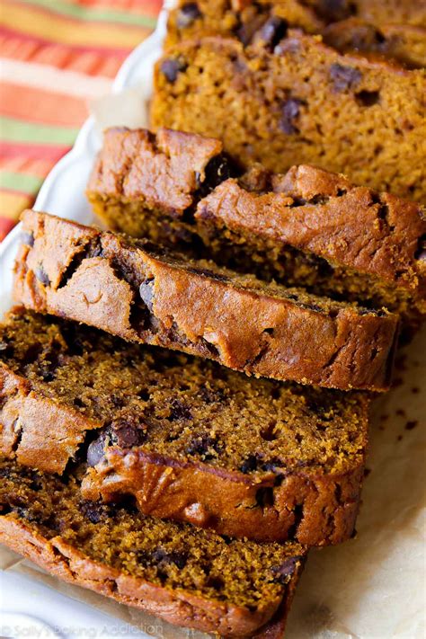 Pumpkin Chocolate Chip Bread. - Sallys Baking Addiction