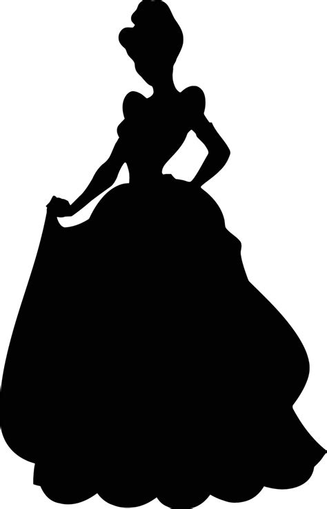 Cinderella Silhouette Disney Princess - Cinderella png download - 800*1244 - Free Transparent ...